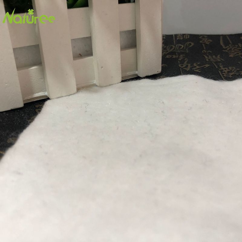 1m*1m Non-woven Geotextile Fabric Silk White Polyester 150g Construction Site Composite Dust-proof and Water-permeable Fabric