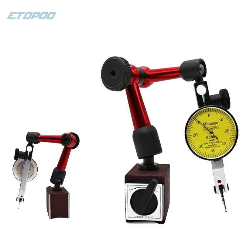 0-0.8mm Level Gauge Scale Precision dial test indicator digital dial indicator Universal Flexible Magnetic Base stand holder