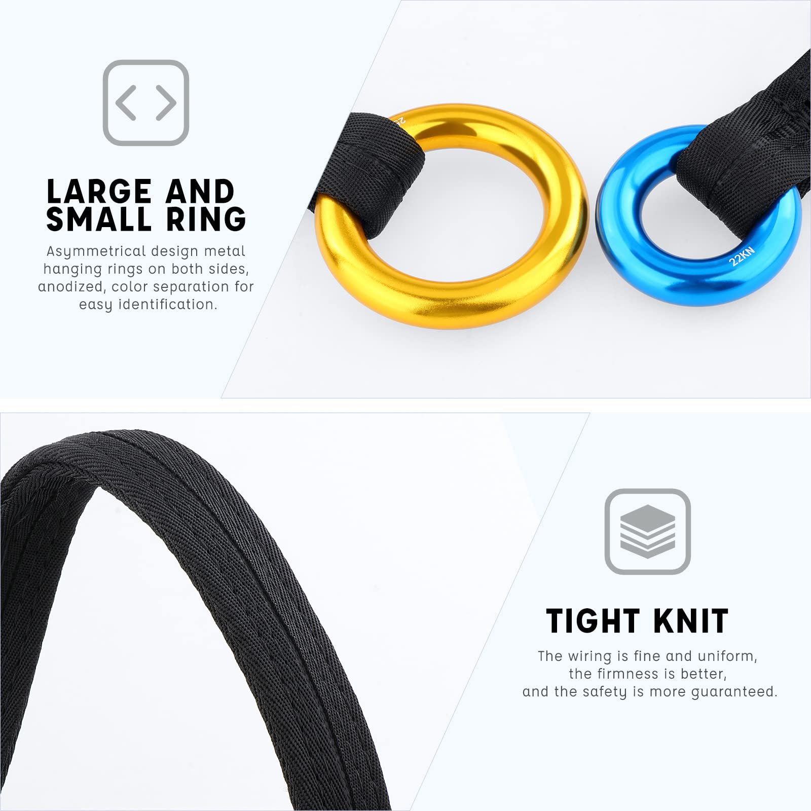 Tree Arborist Climbing Rope Friction Saver Loop Gear Equipment 90/120cm Aroborist Retrievable Anchor