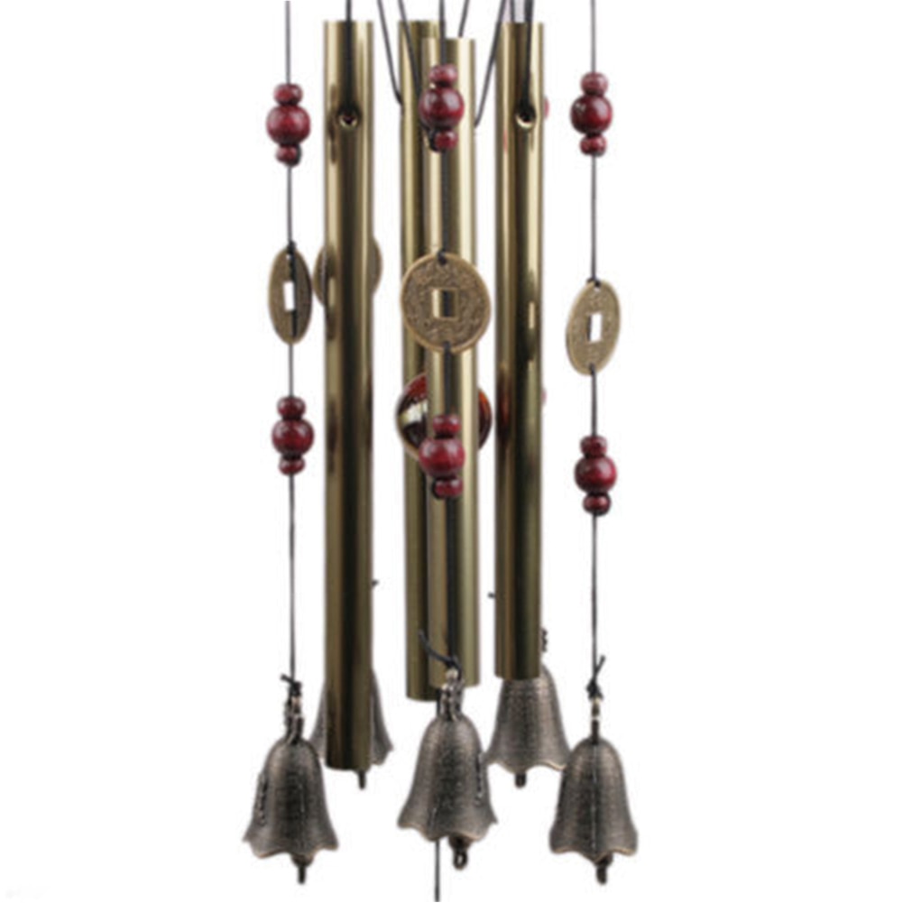 67cm Wohnzimmer Windspiele Garten Ich bin Freien 4 Röhren Glocken Rostschutz Kupfer Antike Windchime Für Haus Hof Hängen dekoration