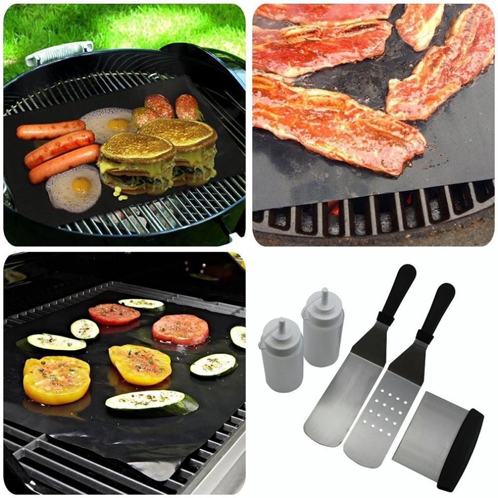 Bbq Tool Set Outdoor Barbecue Tools Bbq Sauce For Tomato Sauce Bottle Shovel Combination Outdoor Household Cooking