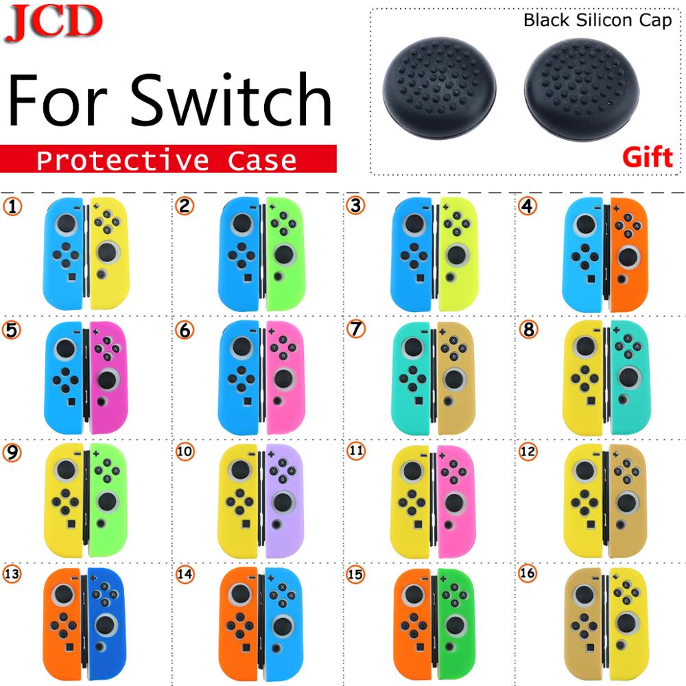 JCD Case for Nintend for Switch Joycon Cover Solft Silicone Case for Nintendo for Switch Controller Grip for Joy-con Cover