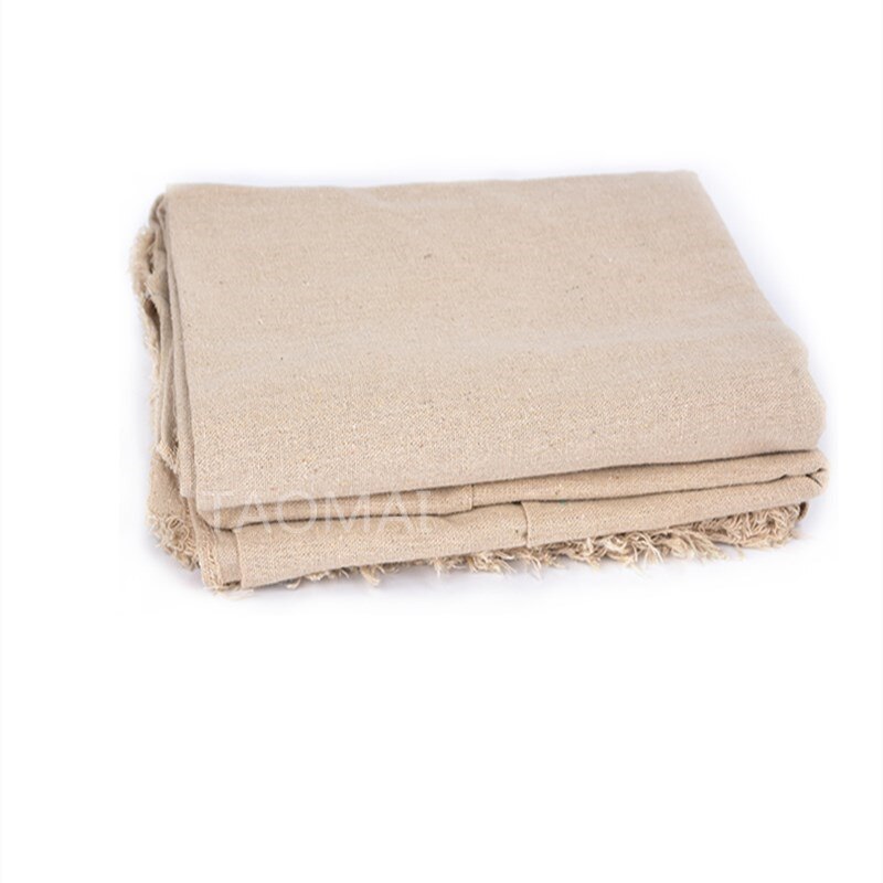Aardewerk Speciale Linnen Doek 1*1.5M Dikke Hessische Katoen Linnen Tafelkleed Aardewerk Klei Afdrukken Textuur Klei Tool: 1pcs  1x1.5m