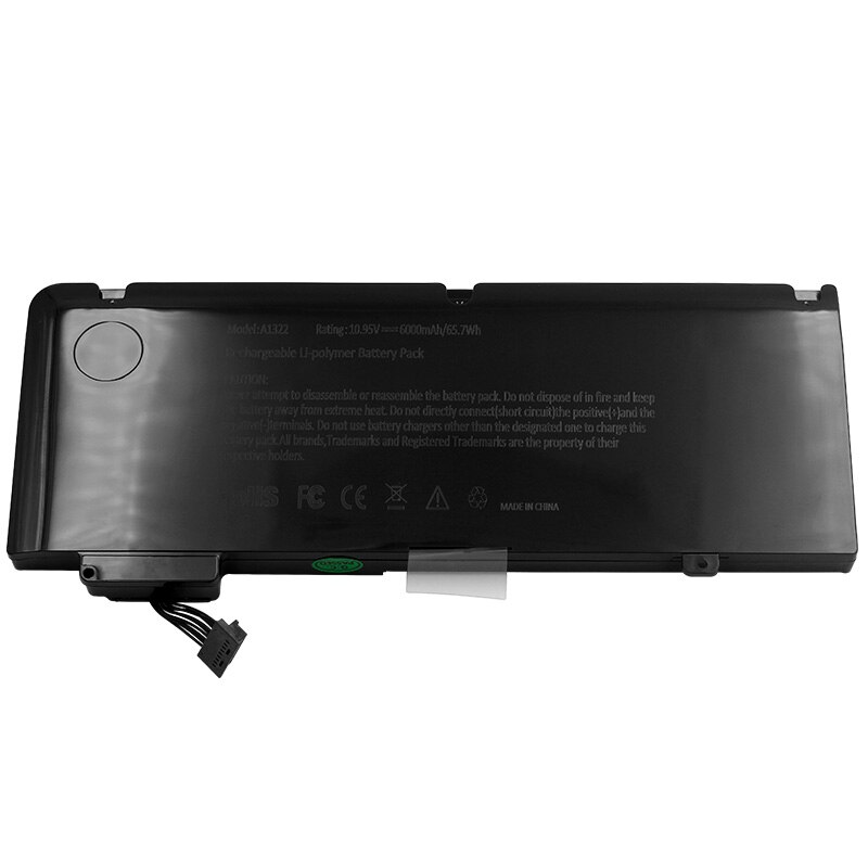 Golooloo 6000mAh 65.7Wh A1322 Laptop Battery For Apple MacBook Pro 13" A1278 Mid mb990ll/a MD314 MC724