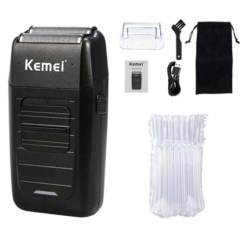 Kemei tondeuse set voor mannen, elektrisch scheerapparaat, tondeuse, professionele snijmachine, KM-2290, KM-2293, KM-1102: Black