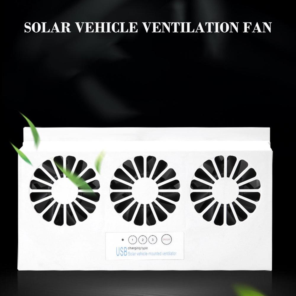 Autoventilator op zonne-energie, raam op zonne-energie, auto-luchtrooster, koelsysteem, radiatorventilator, koelventilator, energiebesparing