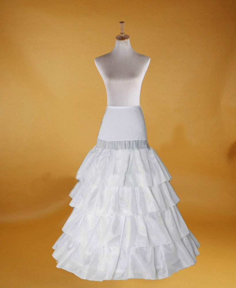 Falda de aro nupcial, accesorios de enagua de boda, crinolina, antideslizante, blanco: 10