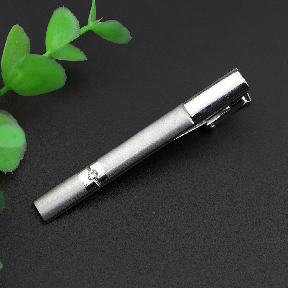Stropdas Clip Voor Mannen Nicktie Accessoires Mode Stijl Metalen Tone Carving Eenvoudige Bar Business Sluiting Praktische Pin: 9