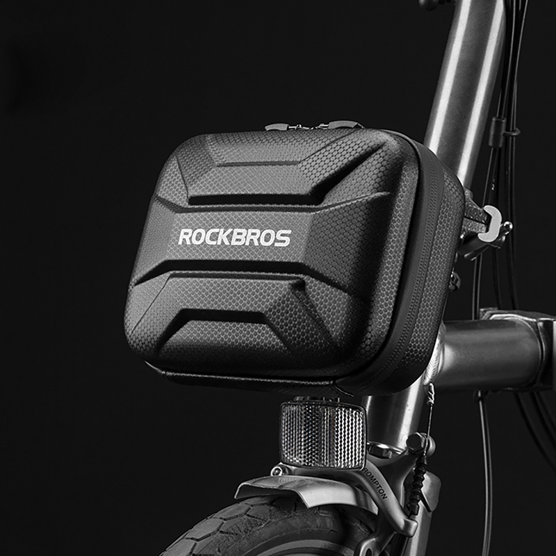 Rockbros Vouwfiets Voor Tas Waterdichte Hard Shell Bike Front Fietstassen Opslag Case Voor Scooter Mtb Racefiets