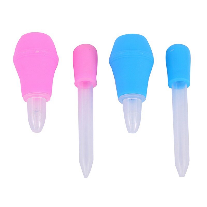 Zuigeling Neuszuiger Vacuüm Sucker Neus Slijm Snot Schoner Pomp + Dropper Geneeskunde Feeder Babyverzorging Set