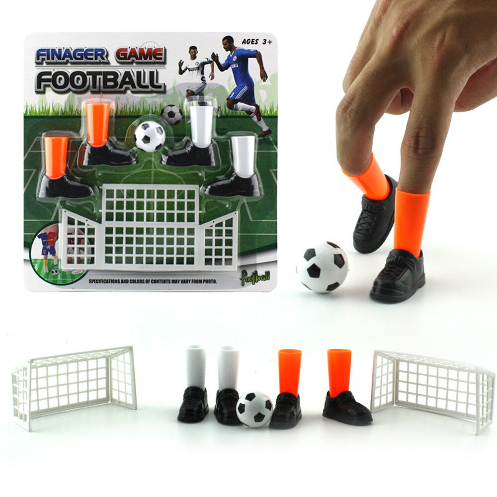 Finger Ideal Party Match Soccer Toys for Kids Adults Finger Toy Game Sets With Two Goals Desktop Finger Toy Game Funny Gadgets