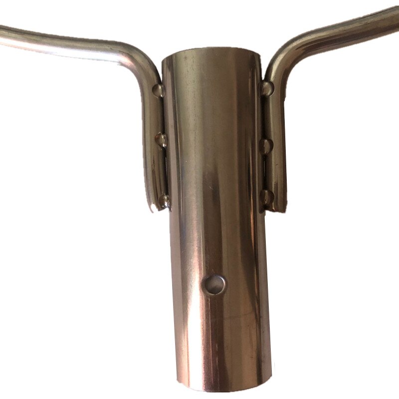 30cm-45cm dyppenet ring massivt rustfrit stål fiskenet tilbehør tuck net hoved fiskeværktøj landingsnet rød de pesca udendørs