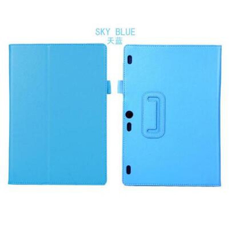 Funda inteligente con tapa para tableta, carcasa con soporte para lenovo tab 2, a10-70, A10, 30, x30F, A10-70F, a10, 10,1 pulgadas: Azul cielo
