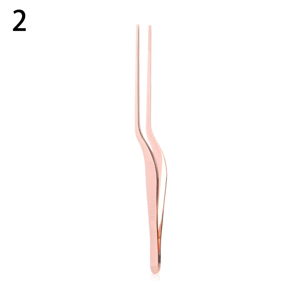 Pinzas de cocina de acero inoxidable, tenacillas portátiles para barbacoa, Picnic, cocina: 2