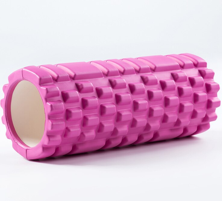 33cm Yogablock - Pilates Skumrulle för Träning och Muskelmassage: Rosa