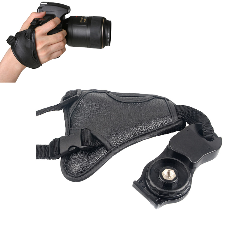 PU Camera Strap Hand Grip Wrist Strap Belt voor Nikon Canon Sony DSLR Camera Fotografie Accessoires