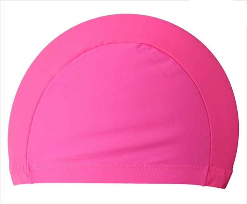 Czepek Pływacki Nylonowy - Ochrona Uszu Długich Włosów - Unisex Dorośli: Różowy