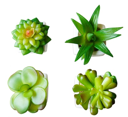 Simulation plante potte bonsai mini lille plastik blomst korn en planter håndværk ornamenter