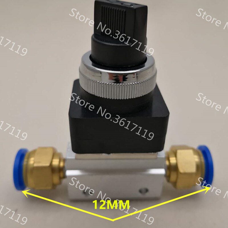 MOV-01 Select Button Swivel Mechanical Valve 2/2 Solenoid Valve Manual Valve Pneumatic Valve Manual Switch Air Control: 12MM JIONT