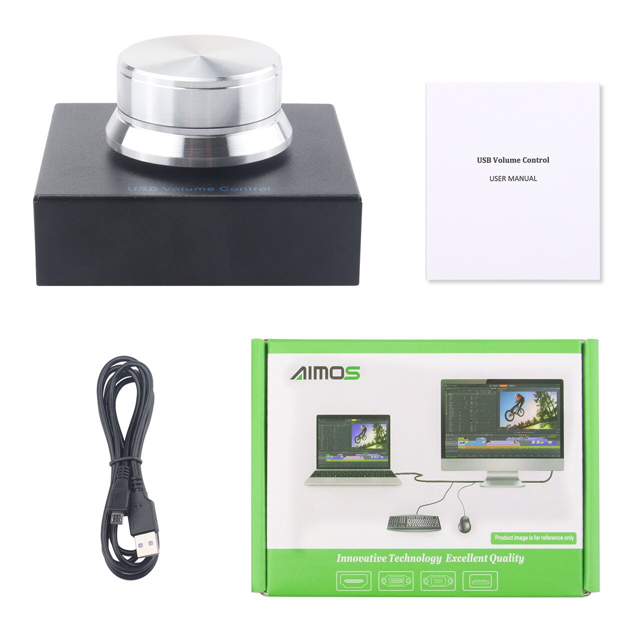 Usb Volume Control Lossless Pc Computer Speaker Volume Controller Knob Adjuster Digital Control With One Key Mute Function