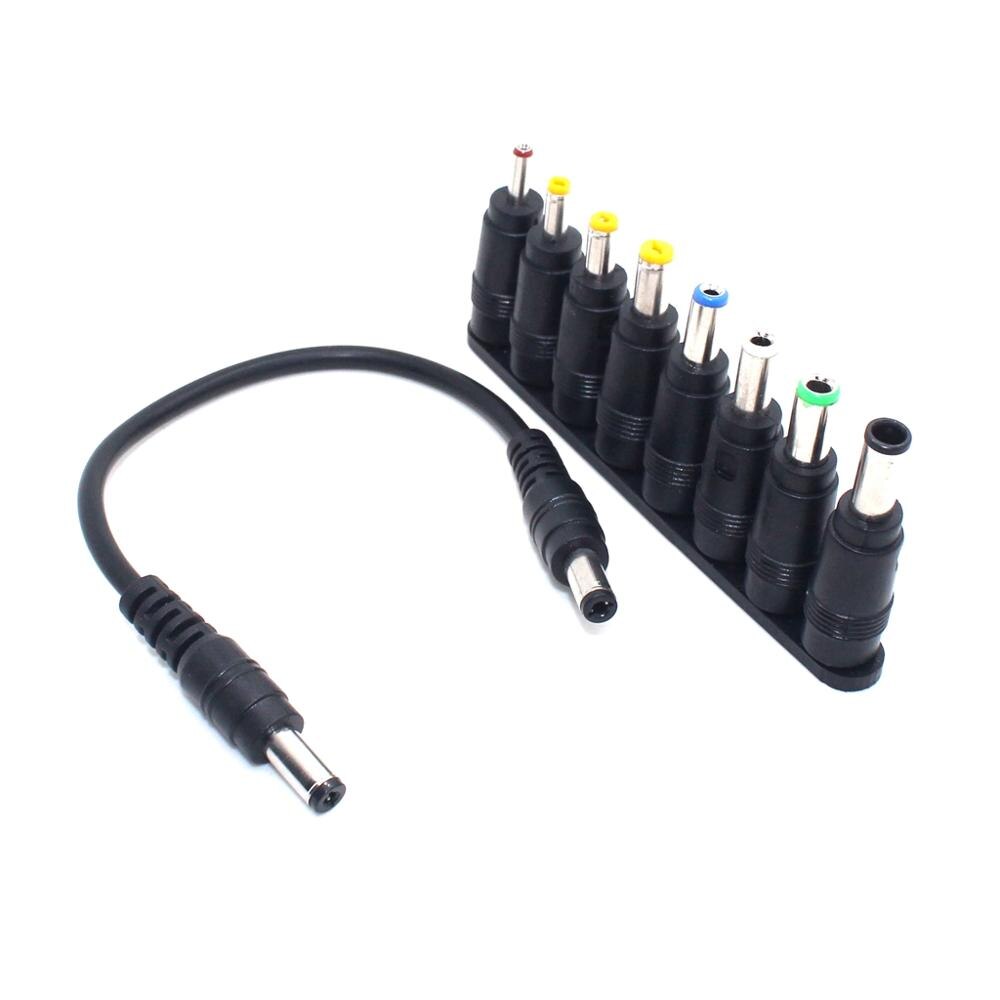 8pcs/Set 5.5x2.1mm Universal Male Jack connector For DC Plug AC Power Adapter Computer Cables Connectors Notebook Laptop