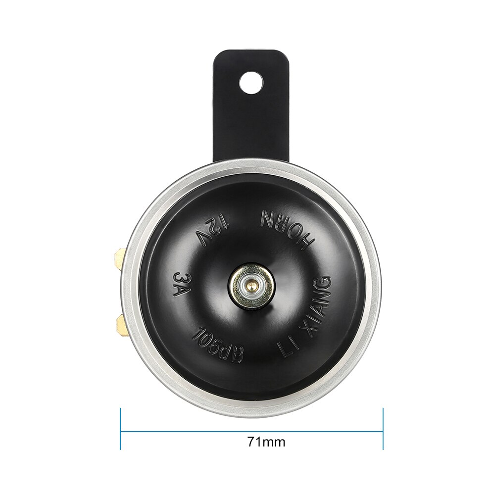 BOROCO – Mini Klaxon Escargot Électronique 12V - Puissant 115 DB - Universel Pour Moto, Scooter, Quad - Étanche