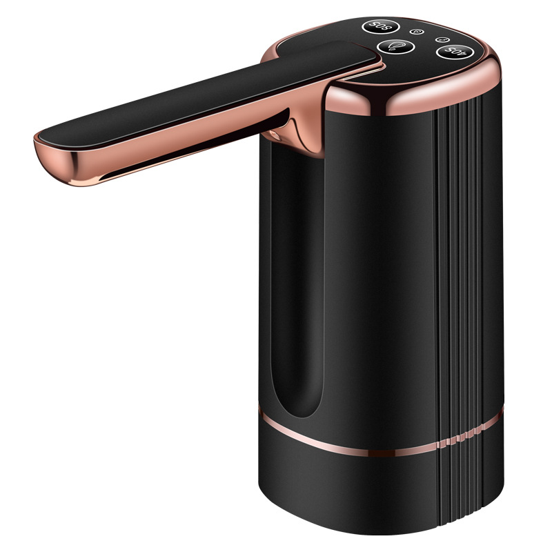 Wasserspender-Flaschenpumpe, elektrische Wasserpumpe für universelle Flaschen von 2–5 Gallonen, tragbarer Trinkwasserspender mit USB-Aufladung: Silber