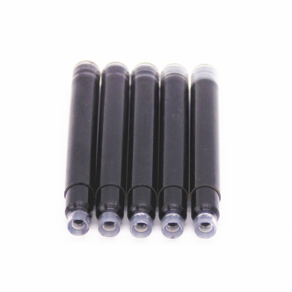 5 stks Geavanceerde Zwarte inkt vulpen Geschikt voor soorten pen. pen inkt Refill Pennen, potloden & Schrijfwaren