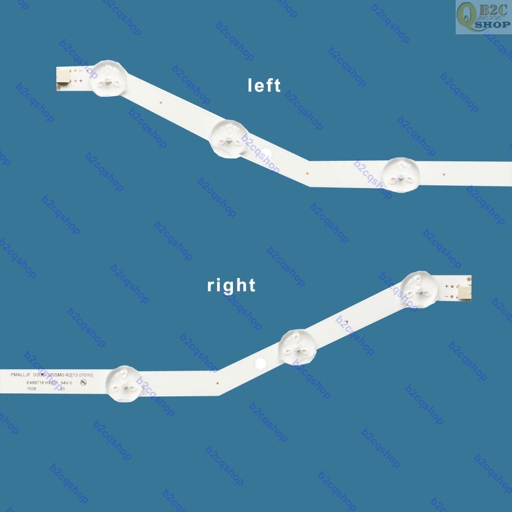 2 pz/set TV LED kit striscia di retroilluminazione per Samsung D3GE-320SM0 LM41-00001R 2013SVS32_28N1