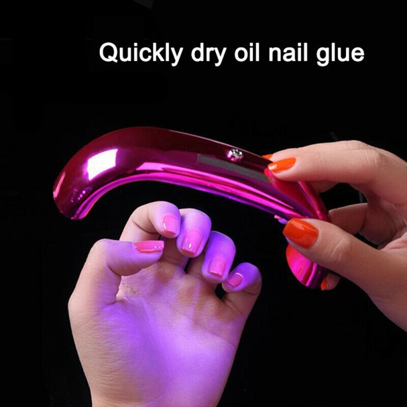 9W Gel lampe arc-en-ciel ongles lumière durable pas ongles lampe Mini Portable LED lampe Uv ongles sèche manucure lumière