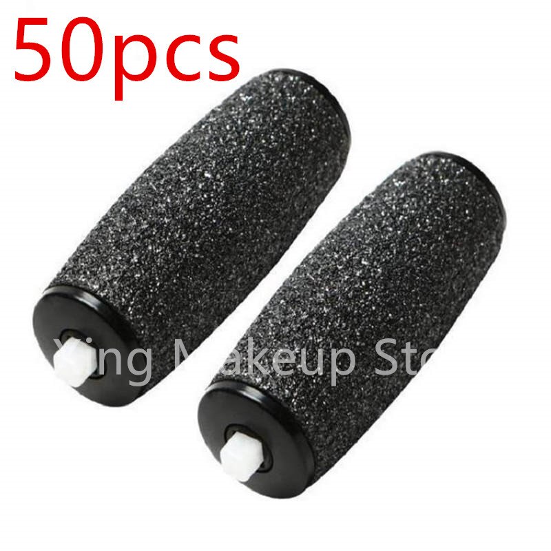 Amoladora de pie eléctrica , Lima de talón, pulidora, pedicura exfoliador, máquina de cuidado de pies, herramientas de manicura, carga USB 40 #: 50pcs Roller Head