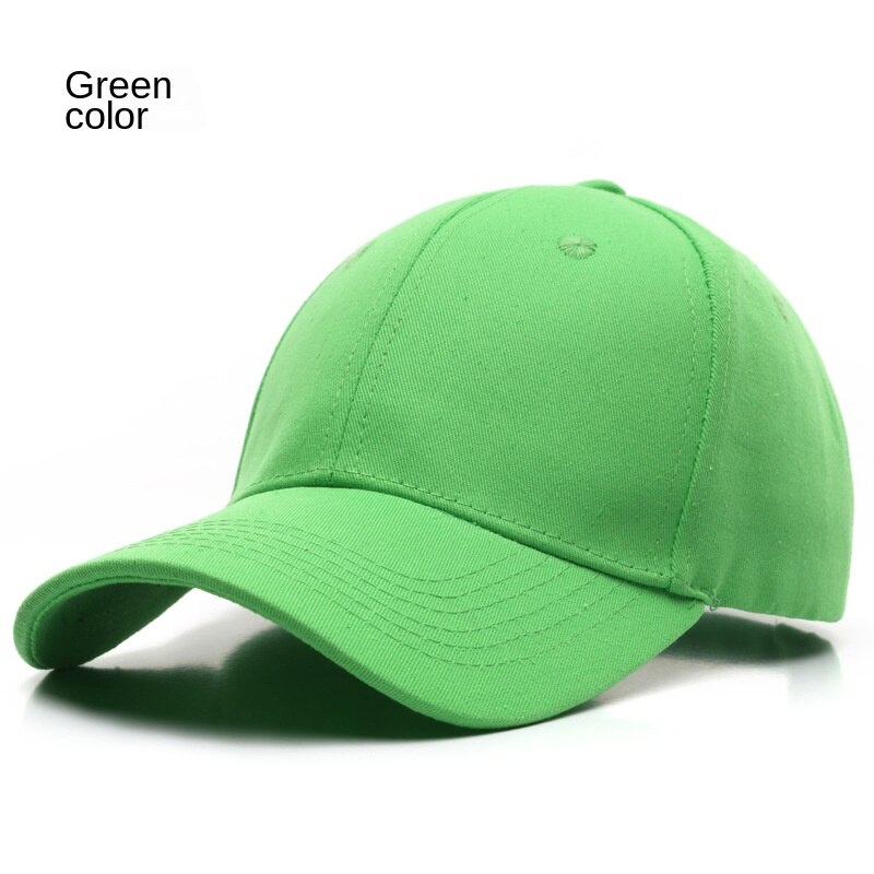 SLECKTON 100% Cotton Baseball Cap for Men and Women Simple Solid Color Hat: green