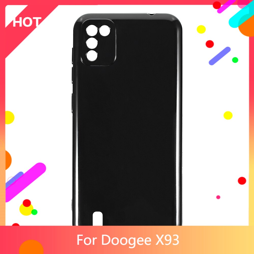X93 custodia Cover posteriore in Silicone morbido opaco TPU per Doogee X93 custodia per telefono sottile antiurto