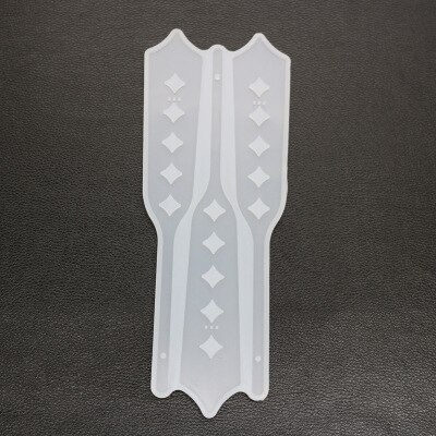 1 pc handwaaier siliconen mal uv epoxyhars voor het maken van sieraden, bladwijzers, handgemaakte decoratieve gereedschappen, kristal epoxy diy siliconen mal: A