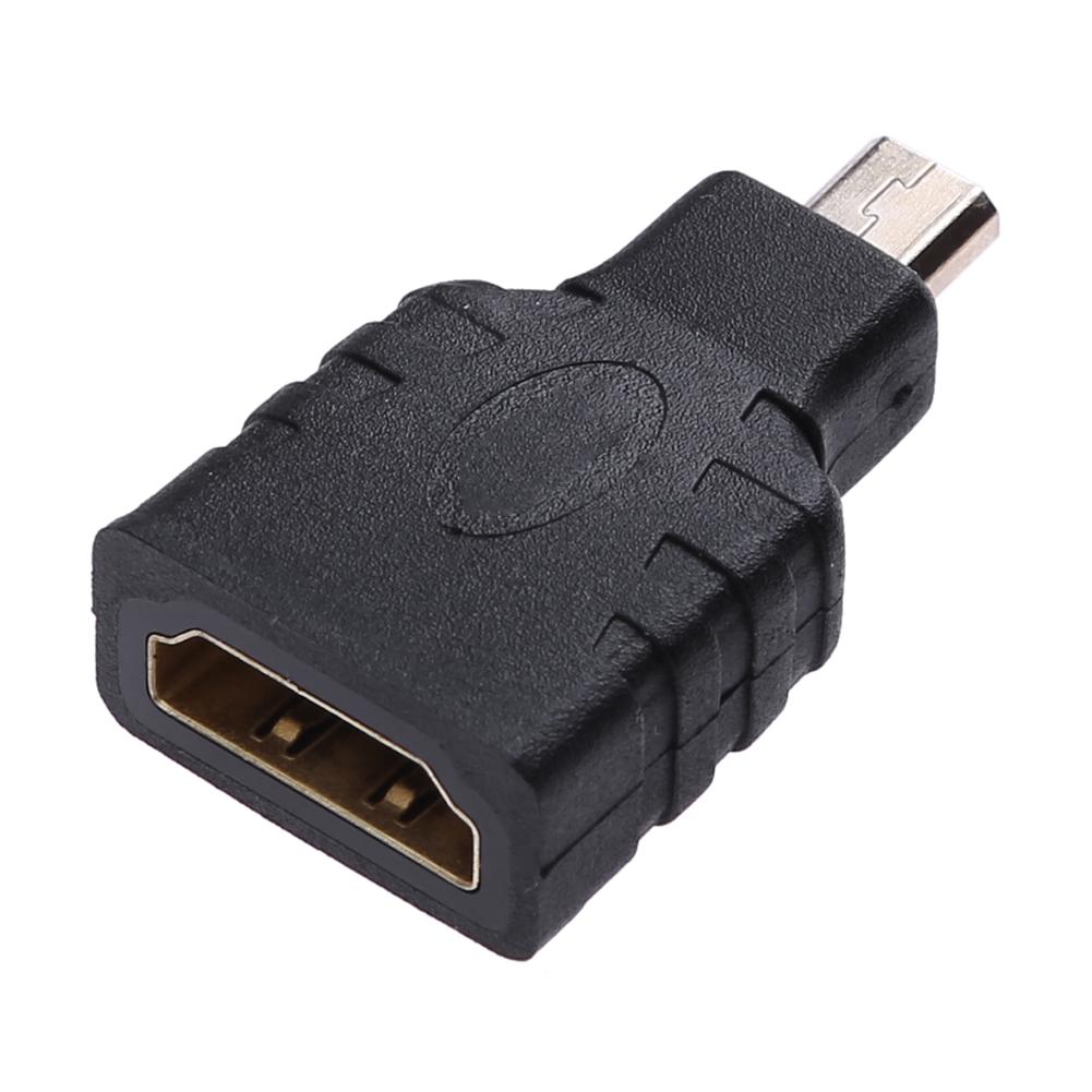 Convertitore connettore adattatore maschio compatibile Micro HDMI femmina a HDMI per telefono Tablet Android TV: Default Title