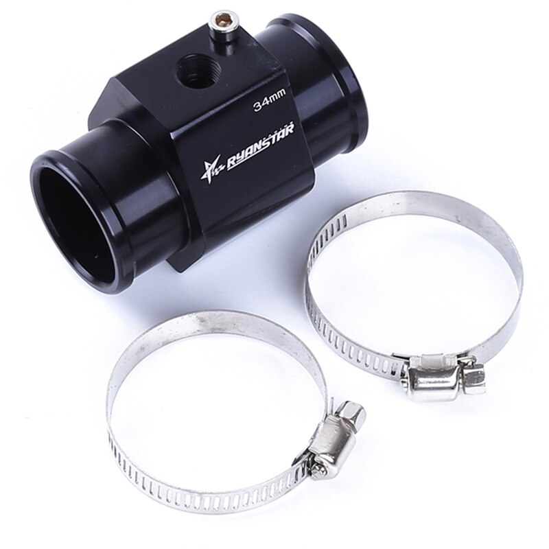 Neueste 1Pc Wasser Temp Temperatur gemeinsam Rohr Sensor Messgerät Kühler Schlauch Adapter Größe 28/30/32/ 34/36/38/40mm: 34mm