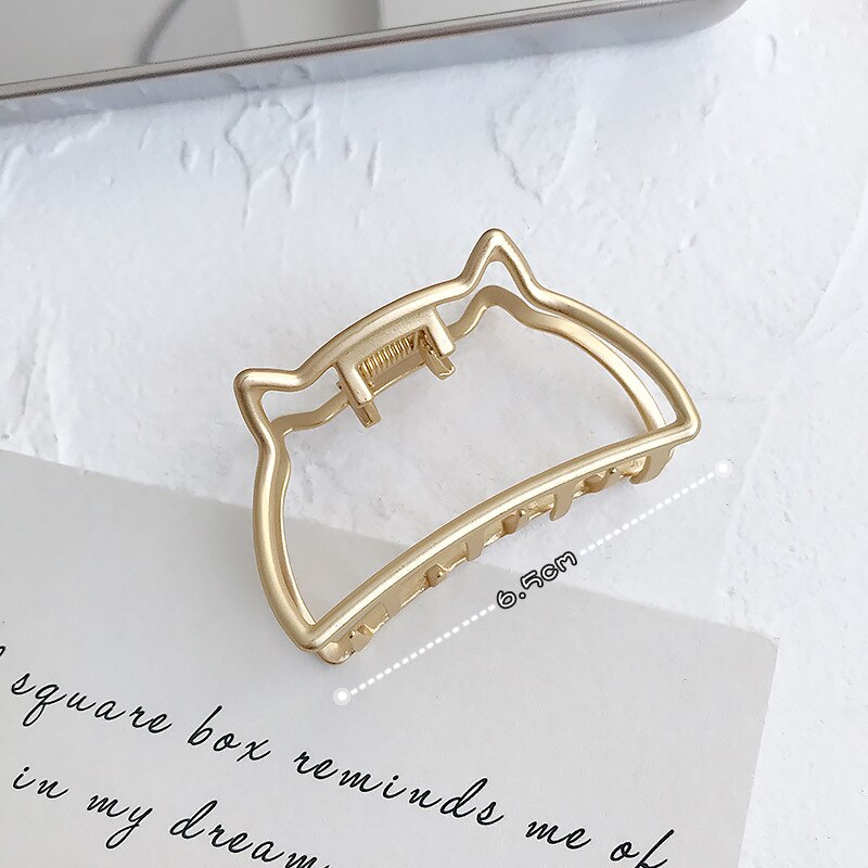 Alloy Geometric Hair Clips Women Girls Claw Clip Hair Claws Hair Clamps Claw Clips Hairpins Barrette Crab Hair Accessories: A3