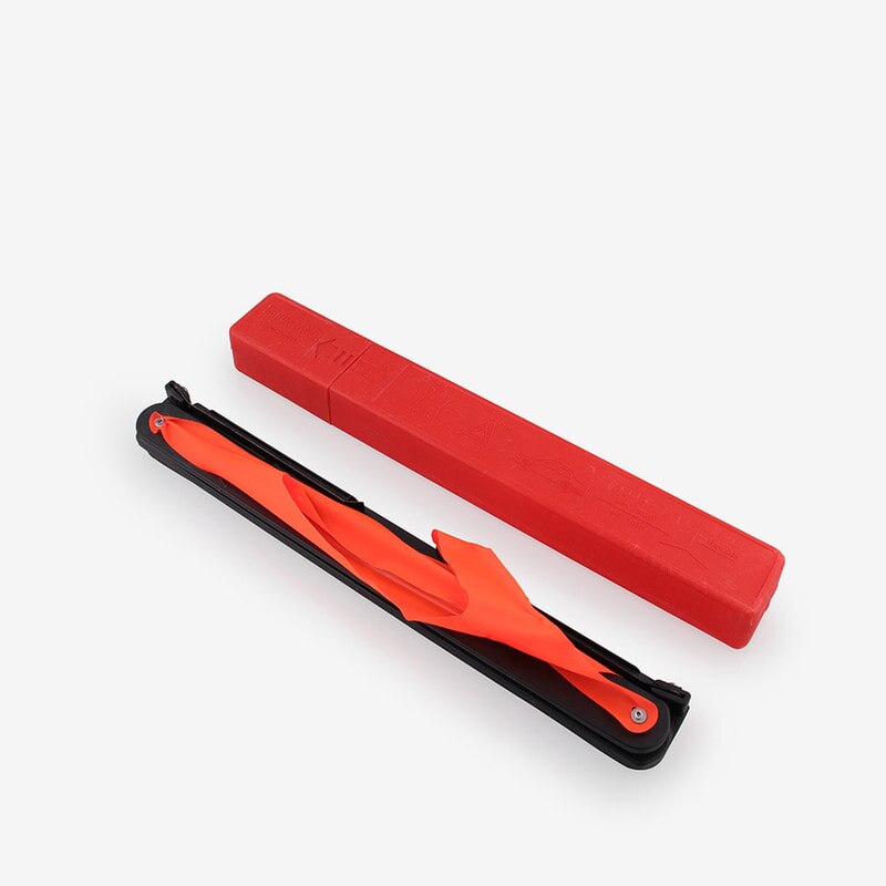 2 Pack Foldable Warning Triangle Emergency Warning Triangle Reflector Safety Triangle Kit with Storage Case