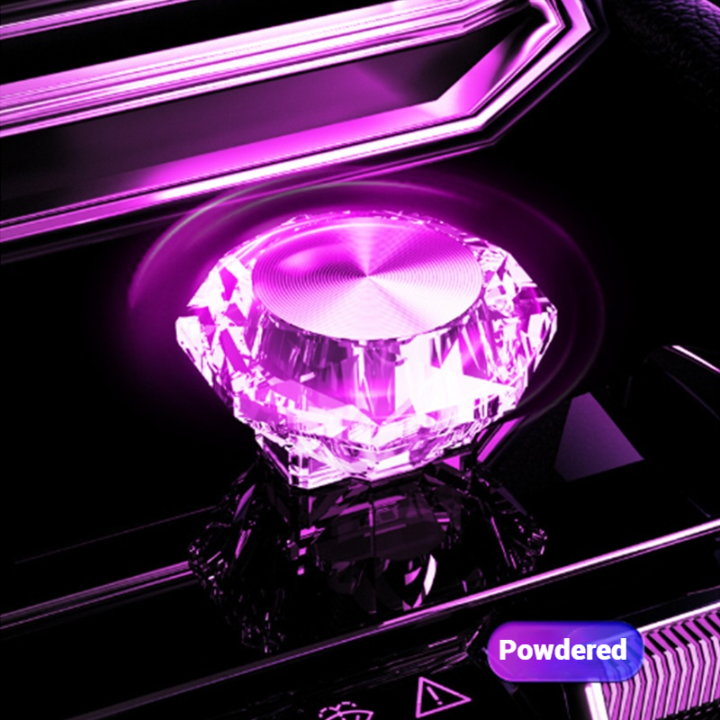 Luz LED USB para coche con flash gradual colorido, luz nocturna interior para coche, luz decorativa de ambiente: Rosa