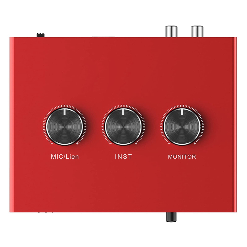 USB External Sound Card USB Audio Interface Support Live K Song Recording