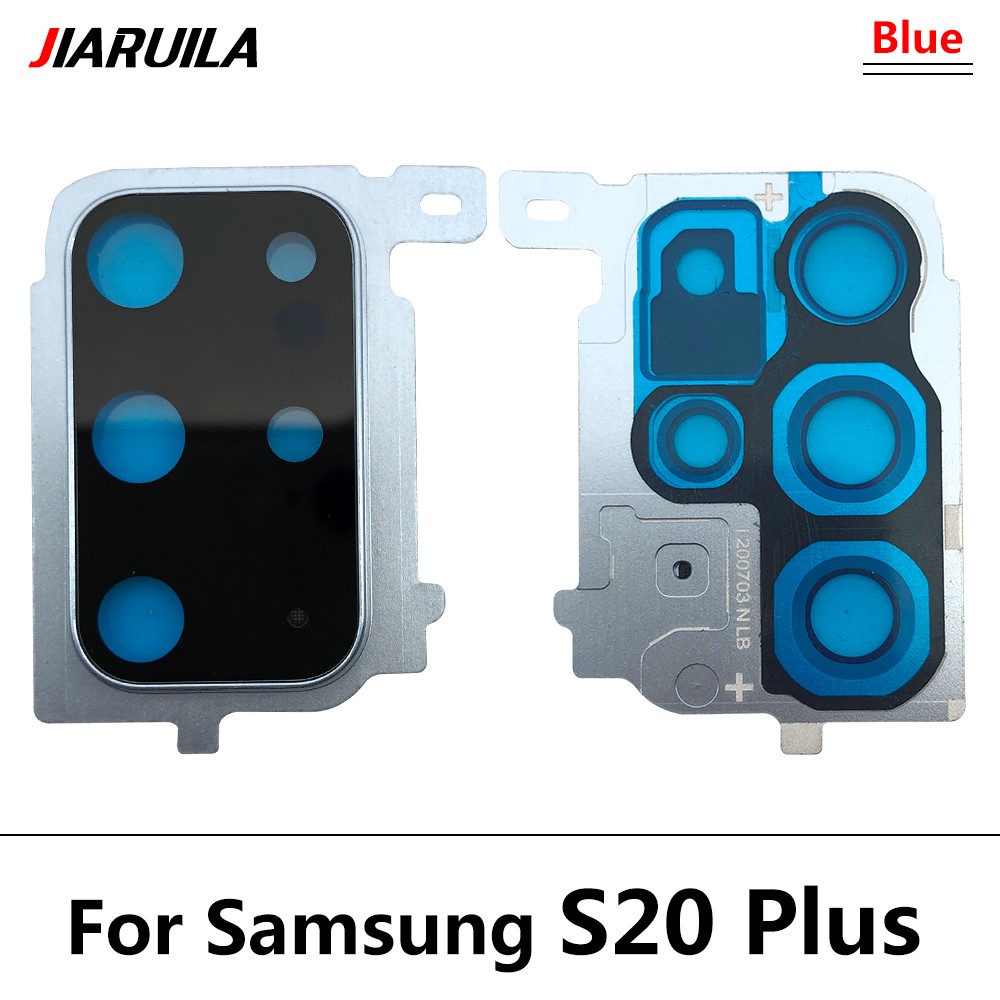 Neue Für Samsung S20 Ultra S20 Fe S20 Plus S20 Reparatur Ersetzen Zurück Kamera Glas Objektiv Abdeckung mit Rahmen Halfter Ersatz Teil: Grün
