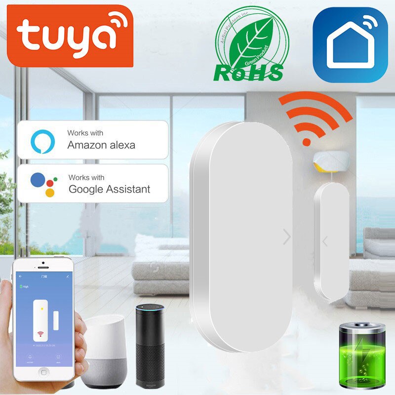 Human Body Sensor Dectors for Door Window Open/Closed Dectors Magnetic Switch Window Sensor Home Security Alert Security Alarm