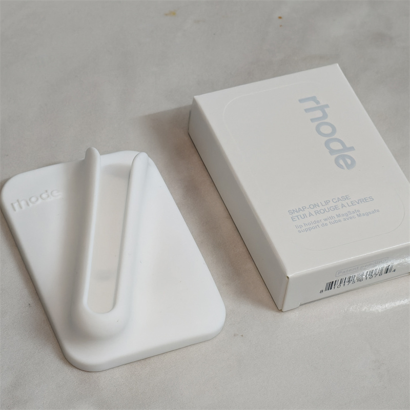 Rho Magnetische SNAP-ON LIP CASE met MagSafe hoesje voor iPhone 17 Air 16 15 14 13 12 11 Pro Max Lipglosshouder Telefoonhoesjes