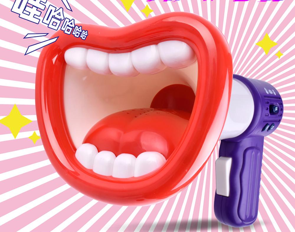 Kid Handheld Voice Changer Luidspreker Speelgoed Grappig Creativiteit Variabele Geluid 3 Modus Educatief Vocale Willekeurige kleur