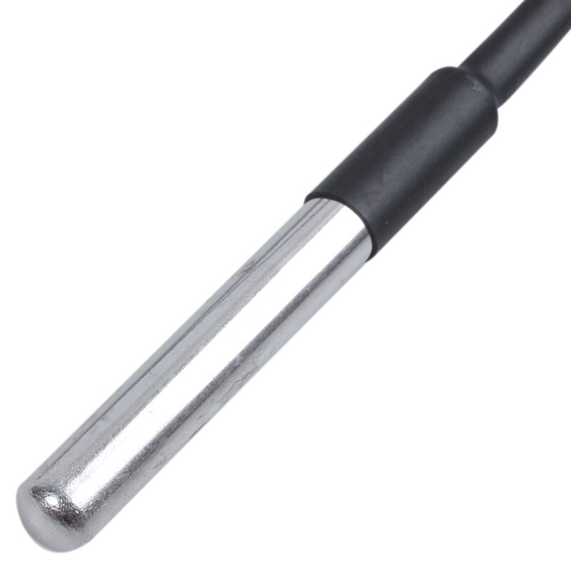 DS18b20 Waterproof Temperature Sensors Temperature Transmitter 10pcs) Black