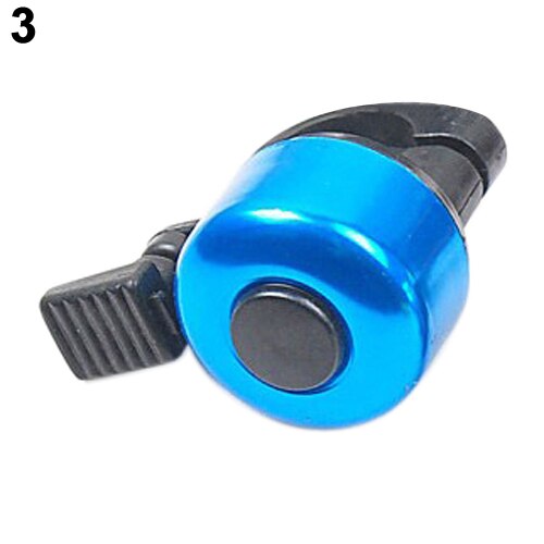 Fietsbel Aluminiumlegering Luid Geluid Stuur Veiligheid Metalen Ring Milieu Bike Cycling Hoorn Stuur Bell Multi Kleuren: Blauw