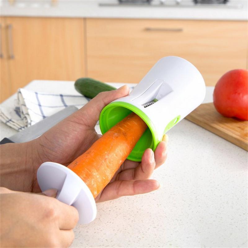 Spiralizer Vegetable Slicer Handheld Cucumber Carrot Spiralizer Vegetable Slicer Easy Clean Cooking Tool Kitchen Accessories
