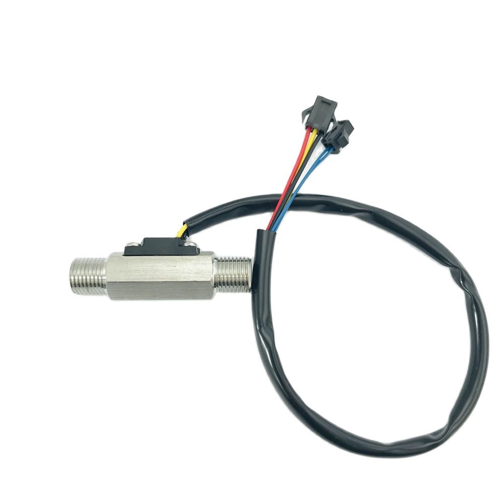 Flowmeter Turbine US211M Lite Digitale Flow Meter USS-HS41TAT 0.3-3LPM 5V Flowreader Met Temperatuur Sensor NTC50K Geïntegreerde: flow sensor