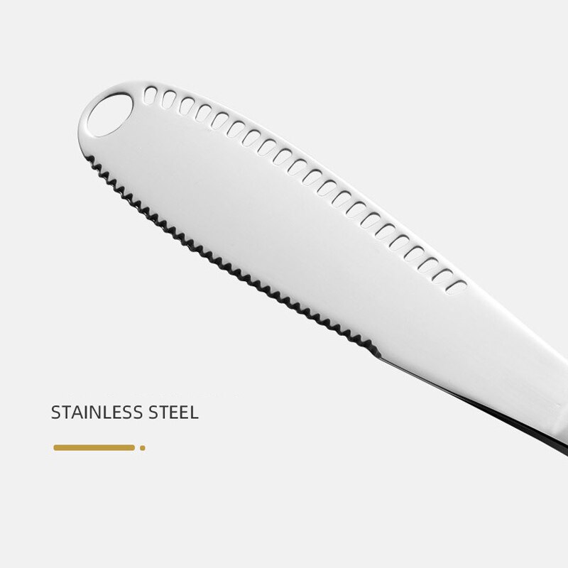 Stainless Steel Butter Spreader Cutter 3 in 1 Kitchen Gadgets Curler Butter Grater Multi-Function Butter Spreader HFing