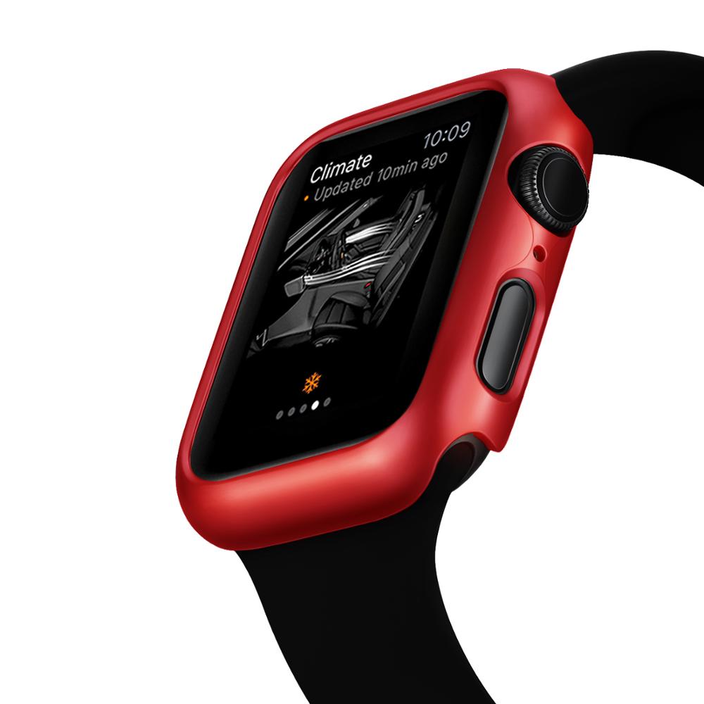 Ur cover til apple watch 4 5/3/2 40mm 44mm paint border pc etui til iwatch series 42mm 38mm tilbehør
